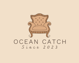 Simple Armchair Furniture logo design