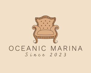 Simple Armchair Furniture logo design