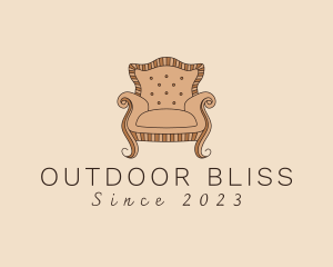 Simple Armchair Furniture logo design