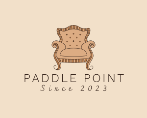 Simple Armchair Furniture logo design