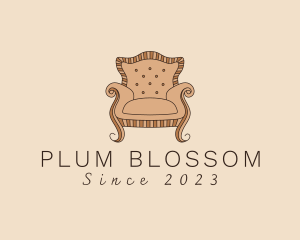 Simple Armchair Furniture logo design