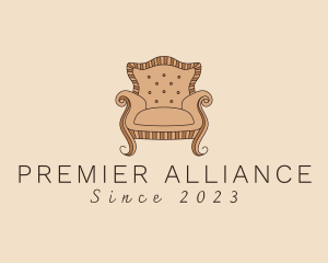 Simple Armchair Furniture logo design