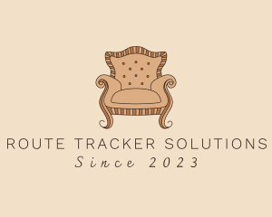 Simple Armchair Furniture logo design