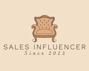 Simple Armchair Furniture logo design