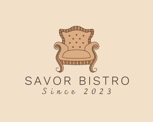 Simple Armchair Furniture logo design