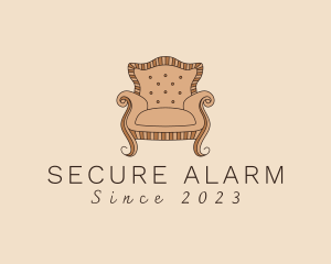 Simple Armchair Furniture logo design