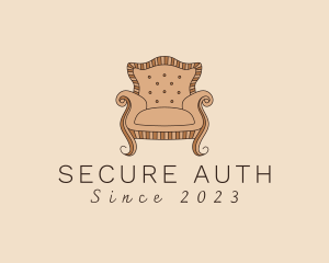 Simple Armchair Furniture logo design