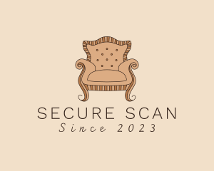 Simple Armchair Furniture logo design