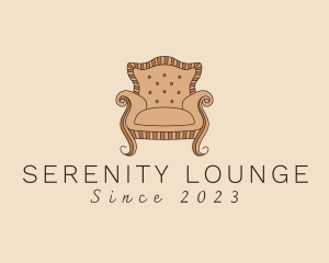 Simple Armchair Furniture logo design