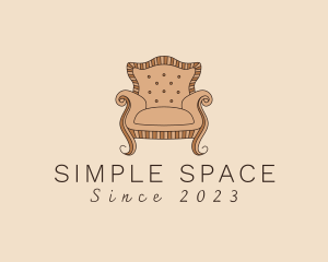 Simple Armchair Furniture logo design