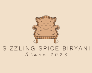 Simple Armchair Furniture logo design