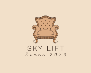 Simple Armchair Furniture logo design