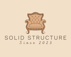 Simple Armchair Furniture logo design