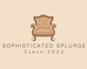 Simple Armchair Furniture logo design