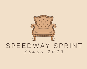 Simple Armchair Furniture logo design