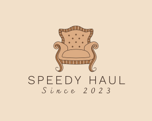 Simple Armchair Furniture logo design