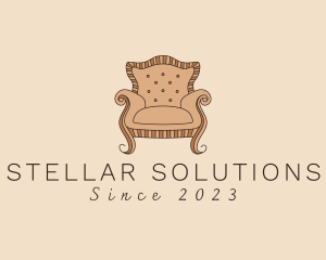 Simple Armchair Furniture logo design