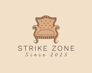 Simple Armchair Furniture logo design