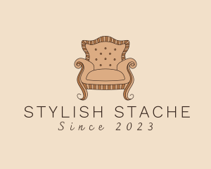 Simple Armchair Furniture logo design