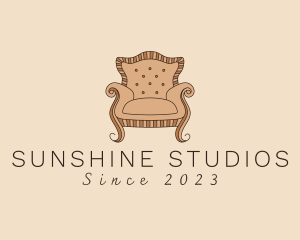 Simple Armchair Furniture logo design