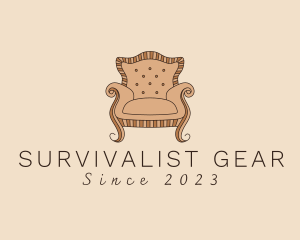 Simple Armchair Furniture logo design