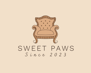 Simple Armchair Furniture logo design