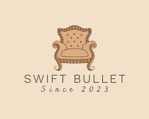 Simple Armchair Furniture logo design