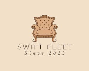 Simple Armchair Furniture logo design