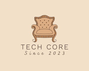 Simple Armchair Furniture logo design