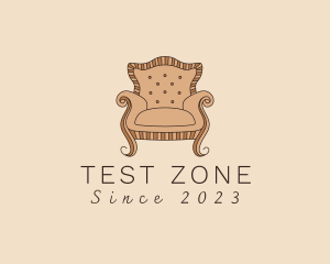 Simple Armchair Furniture logo design