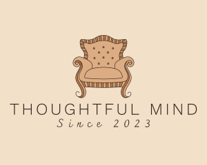 Simple Armchair Furniture logo design