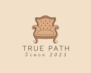 Simple Armchair Furniture logo design