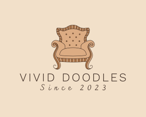 Simple Armchair Furniture logo design