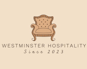 Simple Armchair Furniture logo design