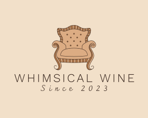 Simple Armchair Furniture logo design