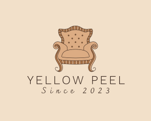 Simple Armchair Furniture logo design