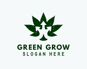 Green Arrow Marijuana logo design