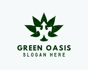 Green Arrow Marijuana logo design