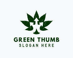 Green Arrow Marijuana logo design