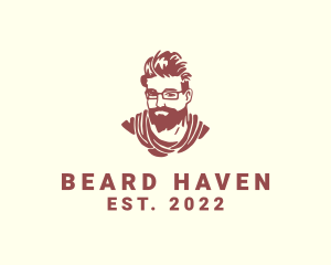 Beard Man Style Fashion logo design