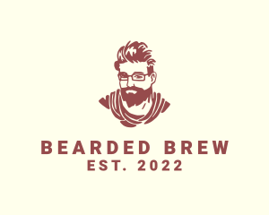 Beard Man Style Fashion logo design