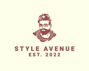 Beard Man Style Fashion logo design