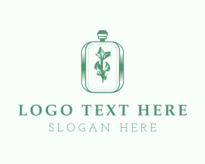 Flask Perfume Bottle logo