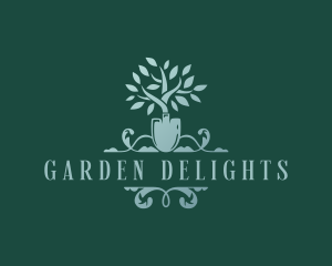 Shovel Garden Landscaping logo design