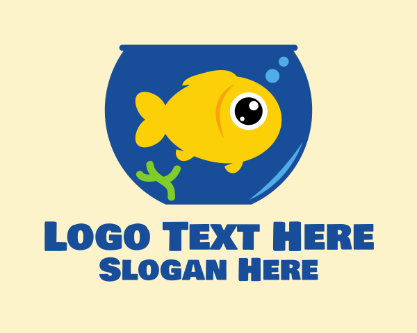 Pet Fish logo example 2
