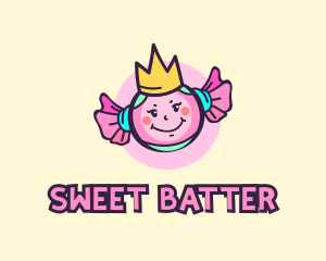 Sweet Candy Girl  logo design