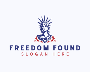 Lady Liberty USA logo design