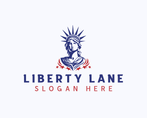 Lady Liberty USA logo design