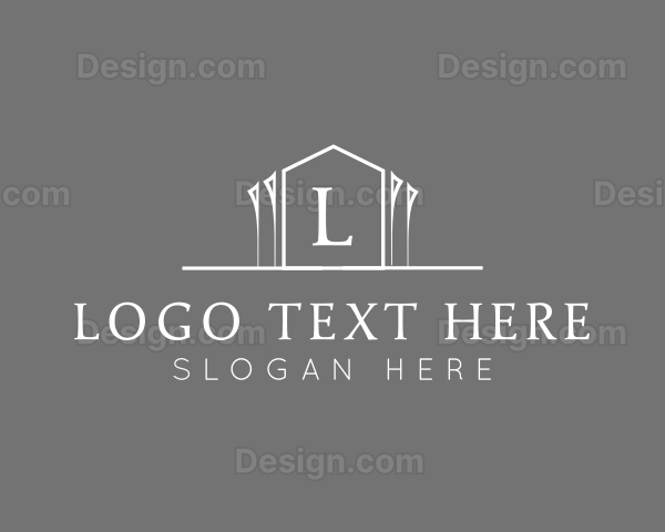 High End +House Business Logo