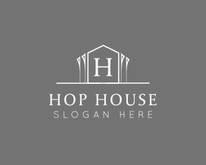 High End +House Business  logo design